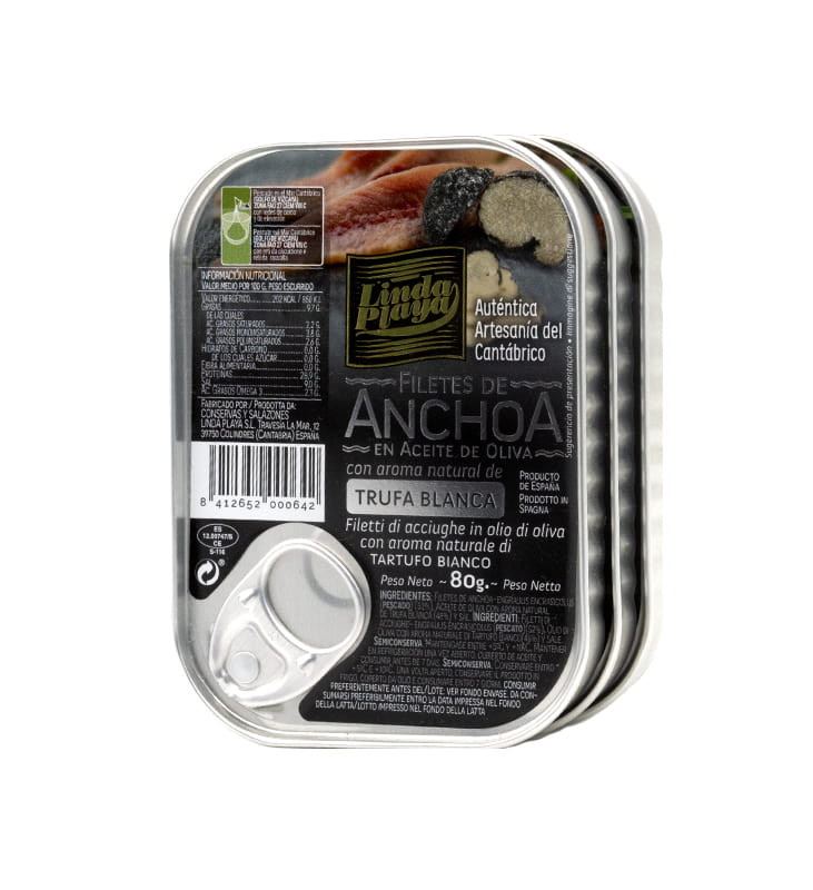 Comprar Anchoas sabor Trufa 80g